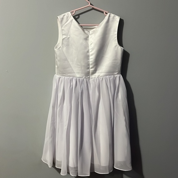Girls White Special Occasion Dress size 10 - Picture 4 of 4
